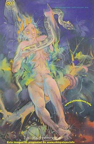La madre monte - La madremonte - que es un - mito - una leyenda - mito - leyenda - antioque�os - colombianos - pinturas- dibujos
