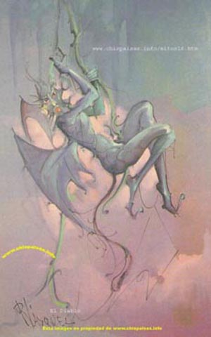 diablo, demonio, satanas, mitos, leyendas, colombia, fotos, imagenes,  populares, historias, cuentos, de, la, el, dibujo, pintar,  colombianos